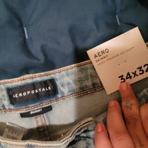 Aeropostale Skinny Jeans - Light Blue